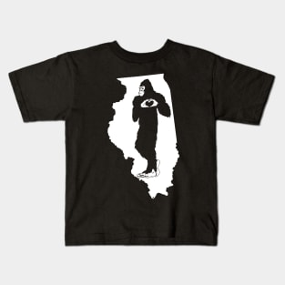 Illinois Bigfoot Kids T-Shirt